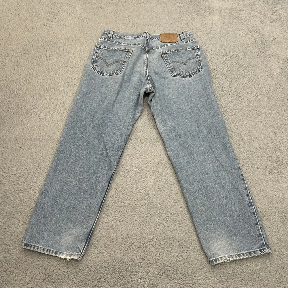 Vintage Levis Jeans Mens 36x29 Blue Denim 550 Relaxed Fit American Work Wear